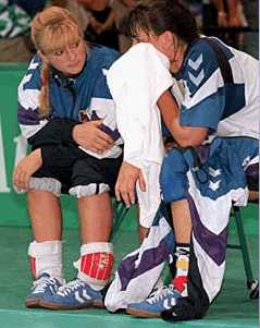 Entt�uschung bei den Deutschen